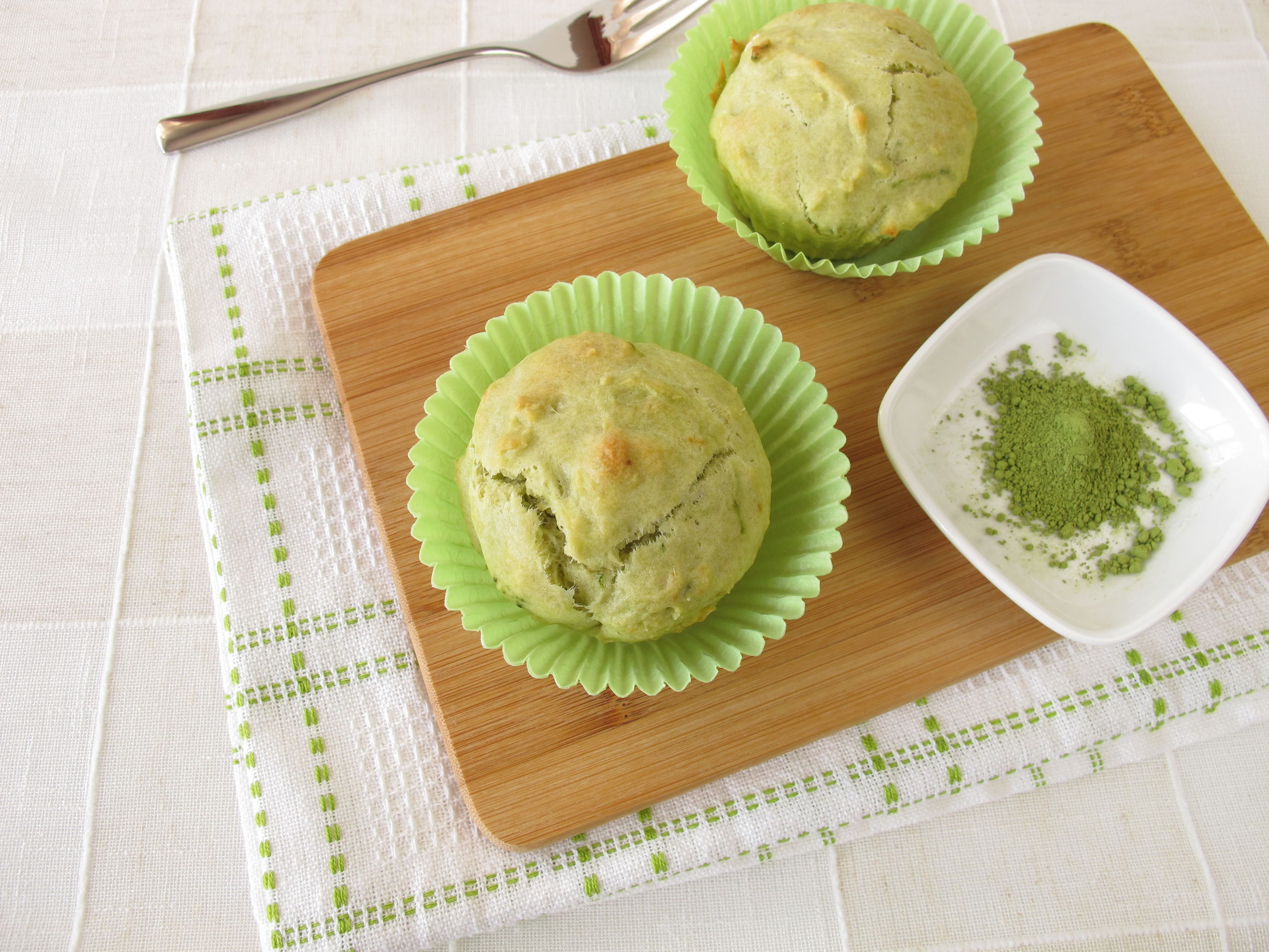 Muffin al tè matcha… Da provare!