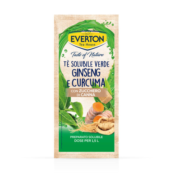 Tè Solubile Verde Ginseng e Curcuma