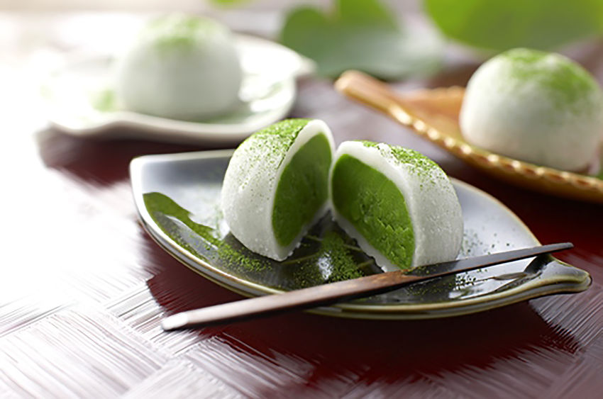 mochi al tè verde