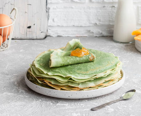 Matcha crêpes